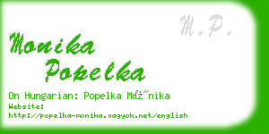 monika popelka business card